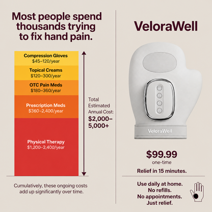 The VeloraWell™ 3-in-1 Hand Massager System