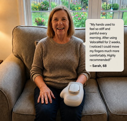 The VeloraWell™ 3-in-1 Hand Massager System